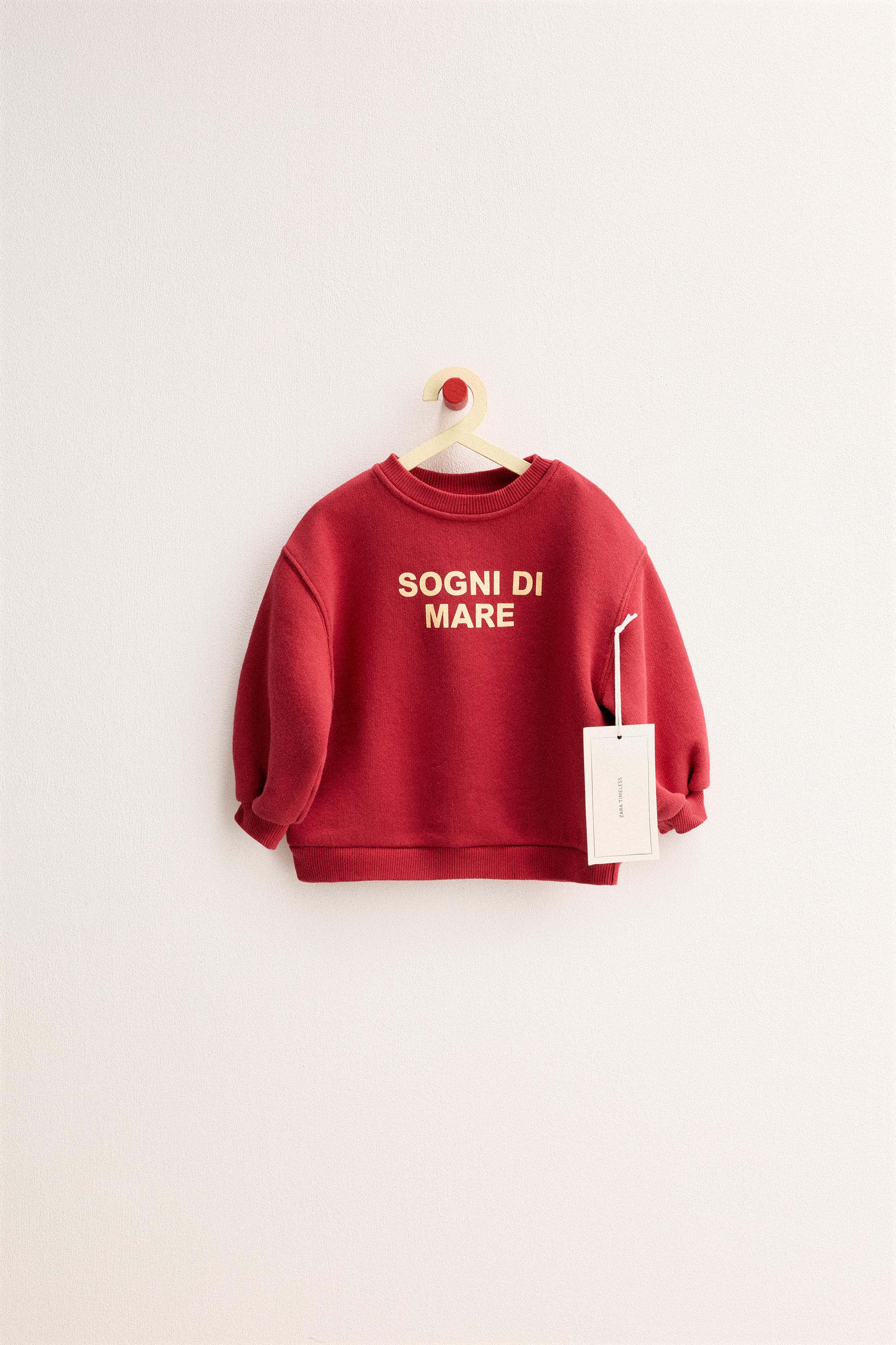 ZARA TIMELESS - SWEAT À INSCRIPTION